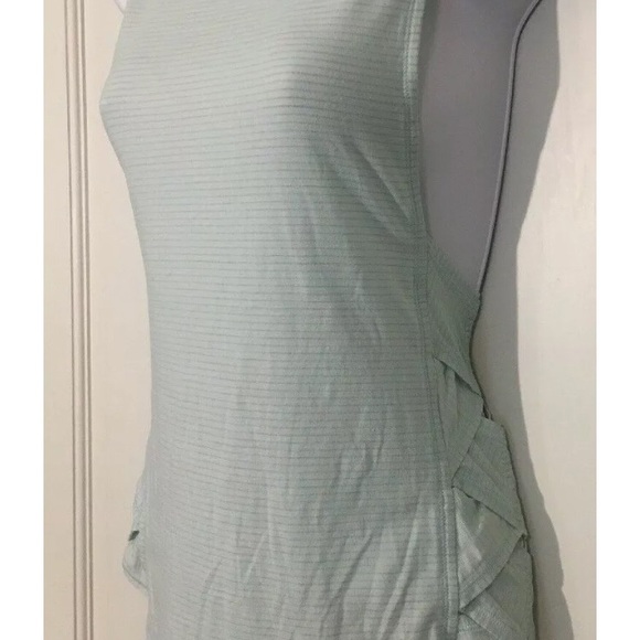 Lululemon var-city muscle tank sea aqua blue Sz 4 - Picture 3 of 8